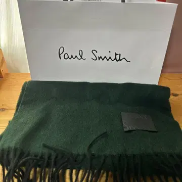 Paul Smith 다크 그린 머플러