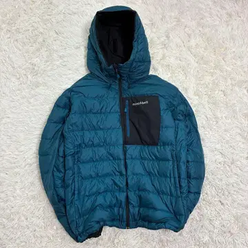 mont-bell 콜로라도 후드티 L 사이즈 블랙 블루 후디