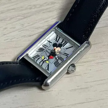 [ 작동품 ] 초레어 beams 미키 탱크 스퀘어 워치