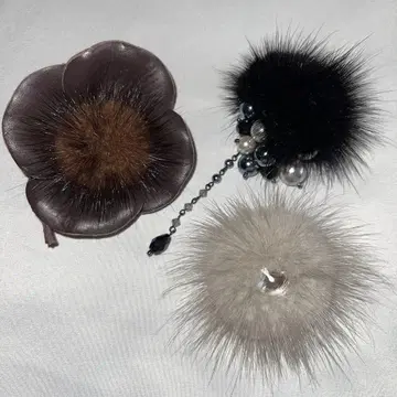 새상품급 뉴요커 브로치 3세트 코사지 핑브로치 액세서리