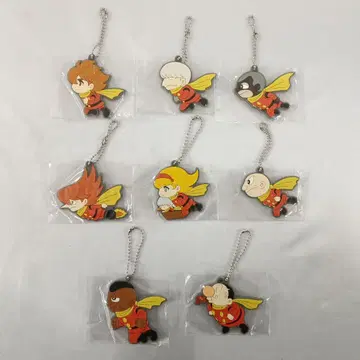 전 8종 세트 [ 사이보그 009 캡슐 러버 마스코트 ]