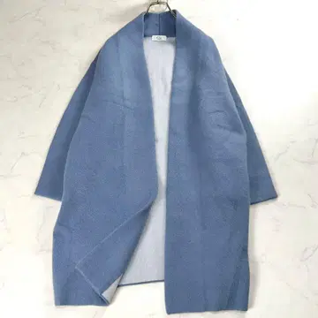 2023년 새상품급 투모로우랜드 롱 가운 코트 탁한 블루색상