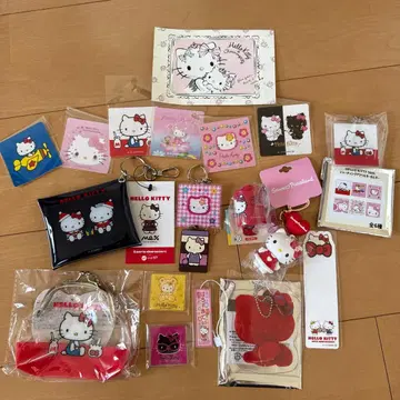 헬로키티 세트 스티커 산리오 덤 가마구치 잡화