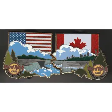 레어 하드 록 카페 캐나다 미국 나이아가라 폭포 핀 세트