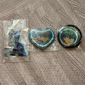 세나 이즈미 캔뱃지 아크링 키링 3개 세트 앙스타