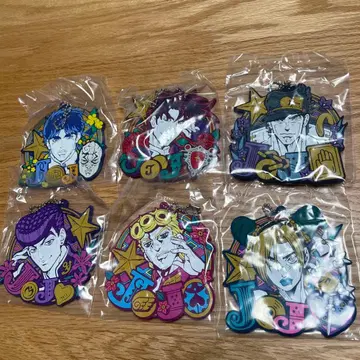 [ 6종 컴프 ] 제일복권 죠죠 월드 J상 러버 참