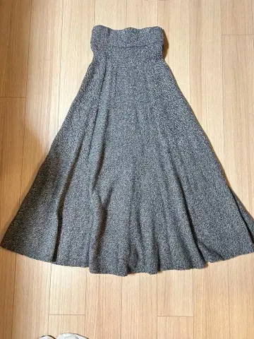 WRAPINKNOT 니트 롱 스커트 사이즈 0 그레이 계열