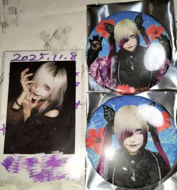 마큐로 보라달 렌게 폴라로이드 캔 배지