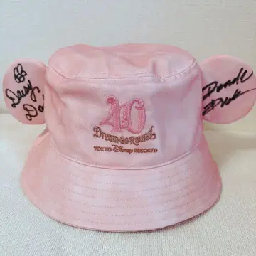 디즈니 40주년 기념 사인 포함 햇