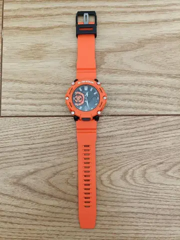 G-SHOCK 아날로그 손목시계 오렌지