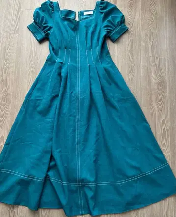 앙데팡당 원피스 그린