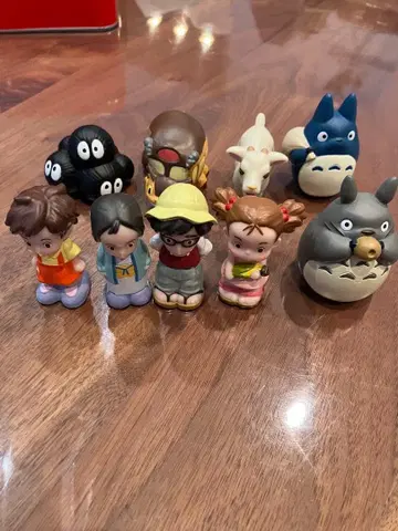 새상품급 스튜디오 지브리 이웃집 토토로 손가락 인형 세트