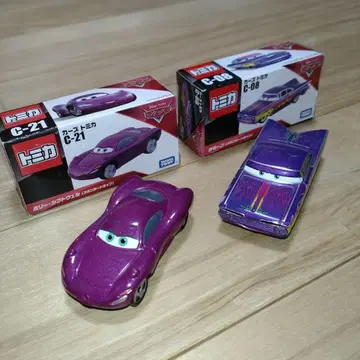 토미카 C-21 C-08 보라색 미니카 2대 세트 홀리 & 라몬