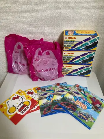 헬로 키티 프라레일 세트와 DVD, 씰