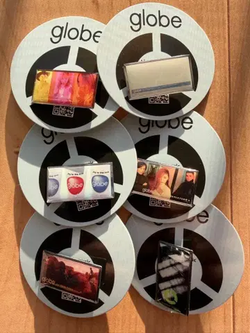 [ 6종 세트 ] globe 핀 배지