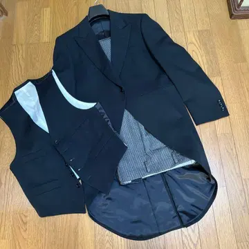 Trojan 블랙 모닝 수트 베스트 포함