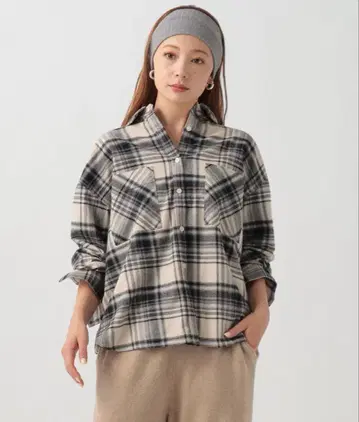 Bayflow 플란넬 셔츠 새상품급