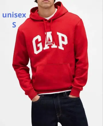 [ 새상품 ] GAP unisex Athletic 로고 후드티 S