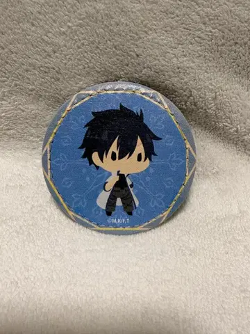 페어리 테일 그레이 가죽 배지