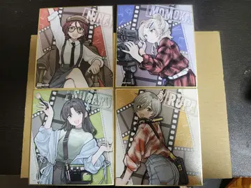 걸즈밴드클라이 트레이딩 미니 색지 filming ver 4장 세트