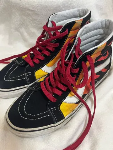 VANS 하이컷 파이어 패턴 SK8-HI 복각