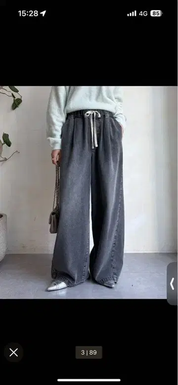 DOUDOU 와이드 팬츠 사이즈 38