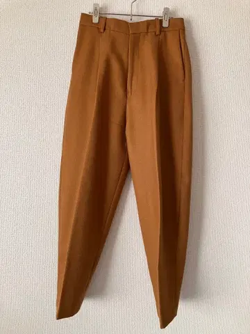 브라운 트위드풍 캐주얼 팬츠