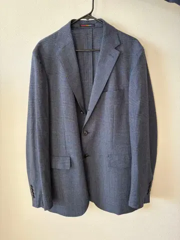 비즈니스 자켓 다크 블루 싱글 브레스