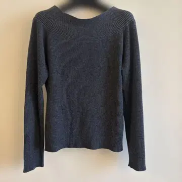 아나이 울 100% 다크 그레이 스웨터