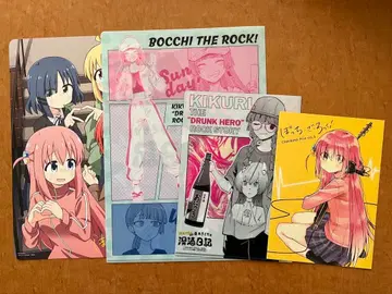 봇치더록 리플렛 앤솔로지 심주일기 클리어 파일 외