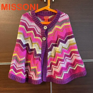 [새상품급] MISSONI 판초 케이프 코트 키즈 XL (성인 S)