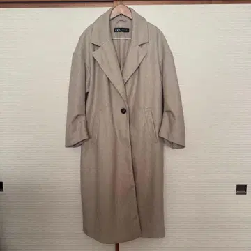 ZARA 베이지 롱 코트