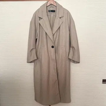 ZARA 베이지 롱 코트