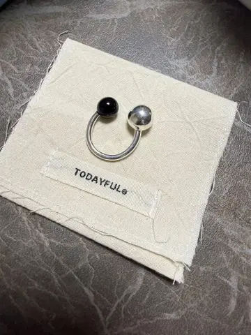 Todayful Double Ball Ring (Silver925)