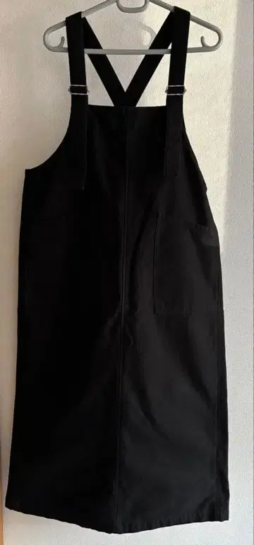 DMG 도밍고 오버롤 스커트 블랙