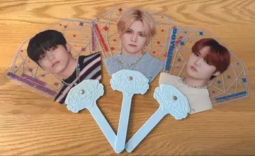 TREASURE 부채 3장 세트