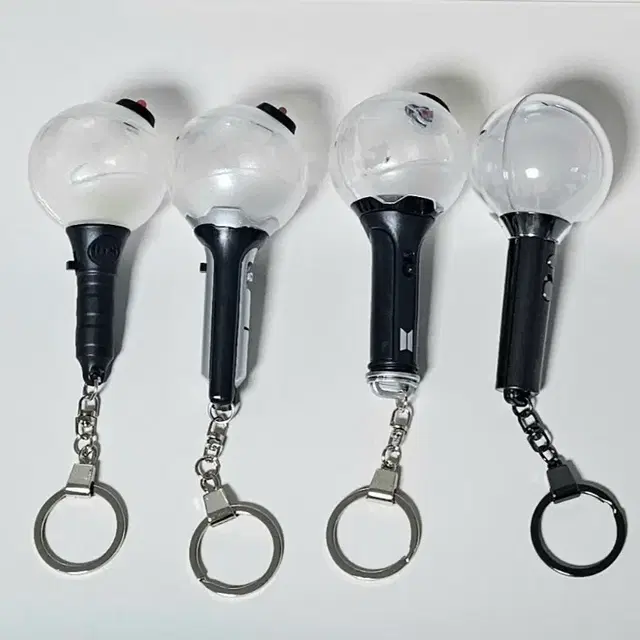 bts 방탄 아미밤 라이트키링4세트&라이트볼펜2개&스에밤2개(포카있음)