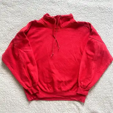 [ 90s / CHEETAH ] 레드 하프 지퍼 맨투맨 M