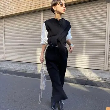 아메리빈티지 도킹 셔츠 원피스 이소재