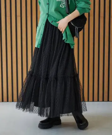 JOURNAL STANDARD relume 롱 스커트 블랙