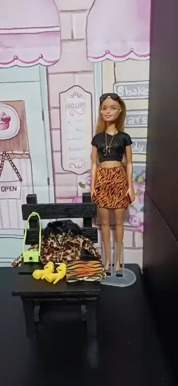 바비와 의류 세트