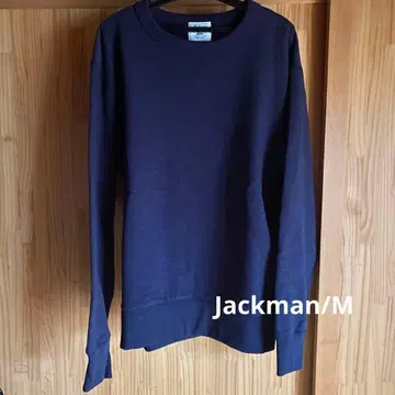 새상품 Jackman 네이비 맨투맨 M 사이즈 일광화상 있음