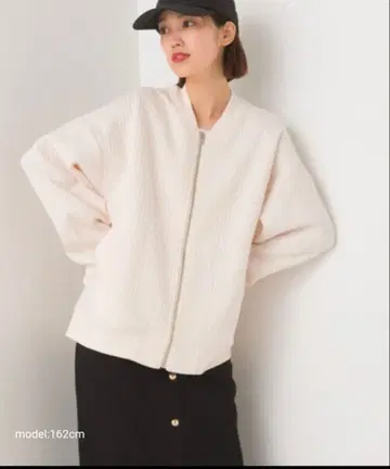 [완판템] 하프틱 OMNES 아우터 라인 퀼트 MA-1 블루종