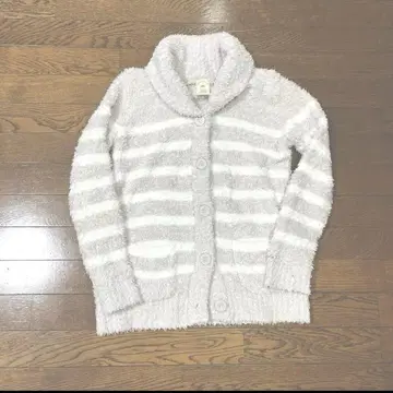 젤라또피케 보들보들 룸웨어 카라 부착 가디건 긴팔 젤라피케