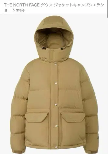 THE NORTH FACE 다운 자켓 베이지 남성용