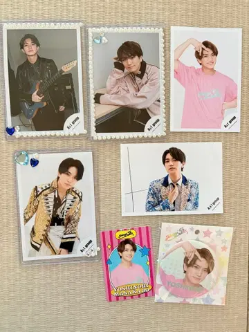 정문량규 프로필 카드 프로카 캔뱃지 공식 사진 6인 집합 사진 1장