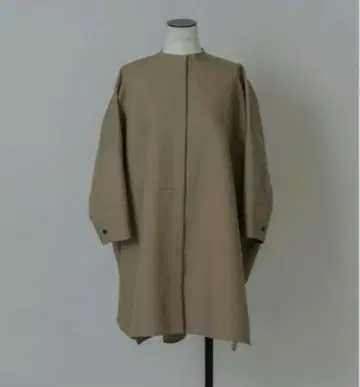 lohen 로헨 하이 카운트 더블 크로스 보텀 셔츠 베이지