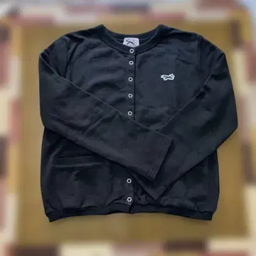 프릭스스토어*The Fox 블랙 스냅 가디건