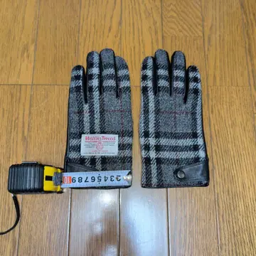Harris Tweed 체크 무늬 장갑