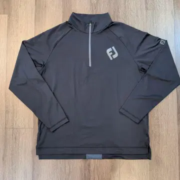 FJ 풋조이 하프 지퍼 긴팔 블랙